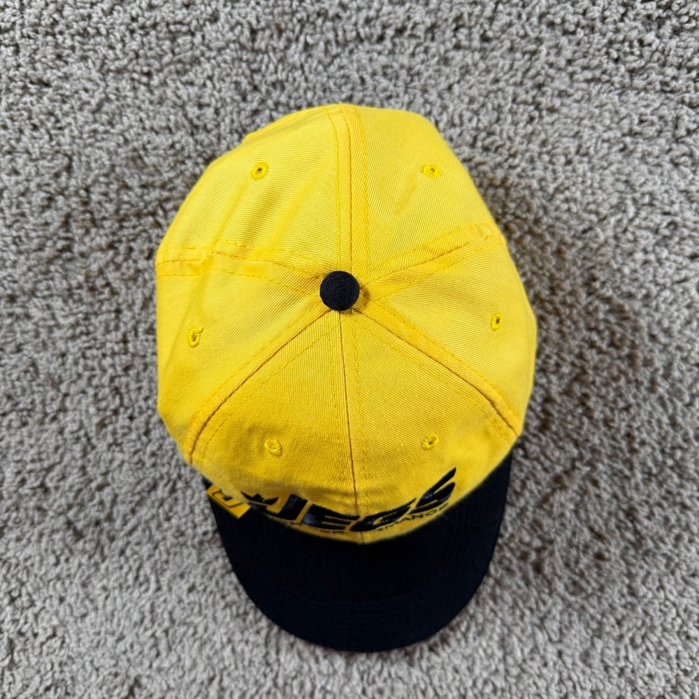 JEGS High Performance Mens Baseball Cap Yellow Black Racing Hat SnapBack logo - Picture 2 of 8